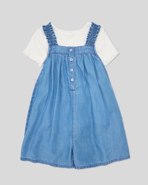 Chambray Playsuit - 2 Pieces (6 Months-5 Years)