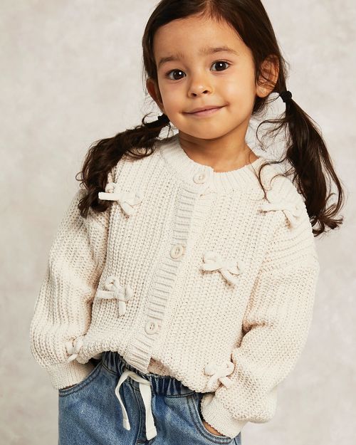 Leigh Tucker Willow Daisy Knit Cardigan (3-23 Months)
