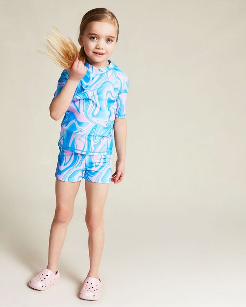 Two-Piece Rash Guard Set (3-14 Years)