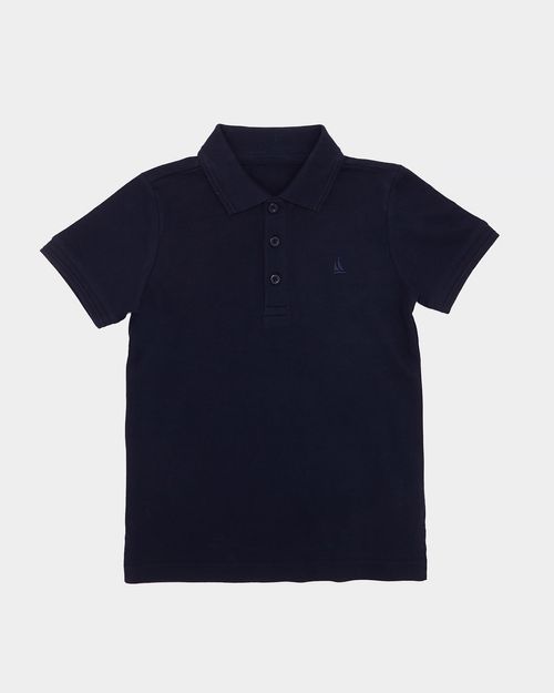Pique Polo Top (4-14 Years)