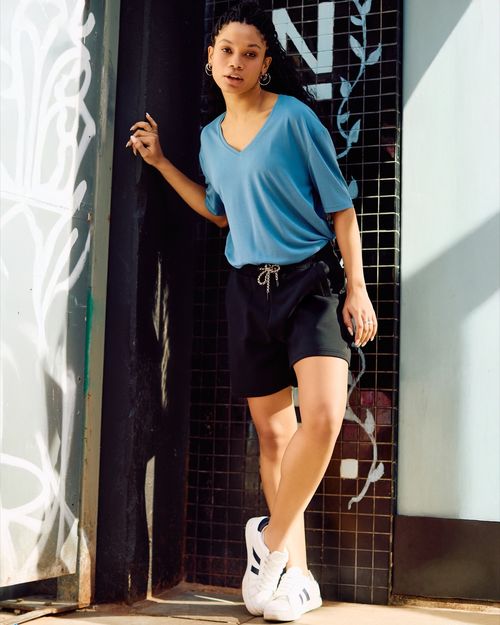 Helen Steele Black Modal Soft Touch Shorts
