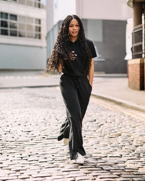 Helen Steele Black Modal Soft Touch Jumpsuit