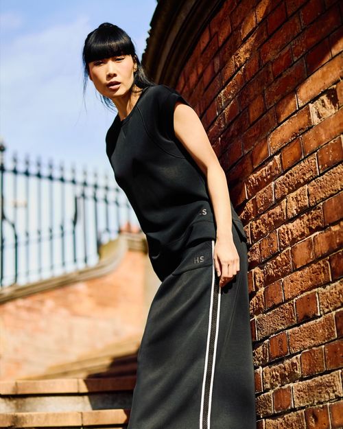 Helen Steele Black Cap Sleeve Top