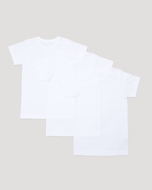 Cotton T-Shirt (2-14 Years) - Pack Of 3