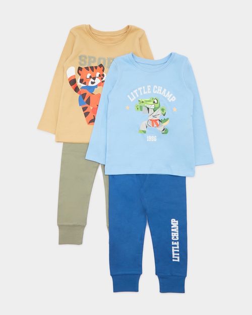Baby Boys Pyjamas - Pack Of 2 (6 Months-4 Years)