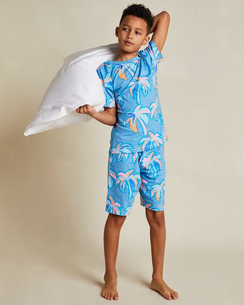 Printed Shorts Pyjama Set (2-14 Years)