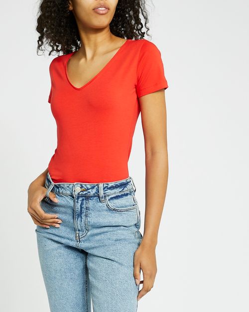 Short Sleeve V-Neck T-Shirt