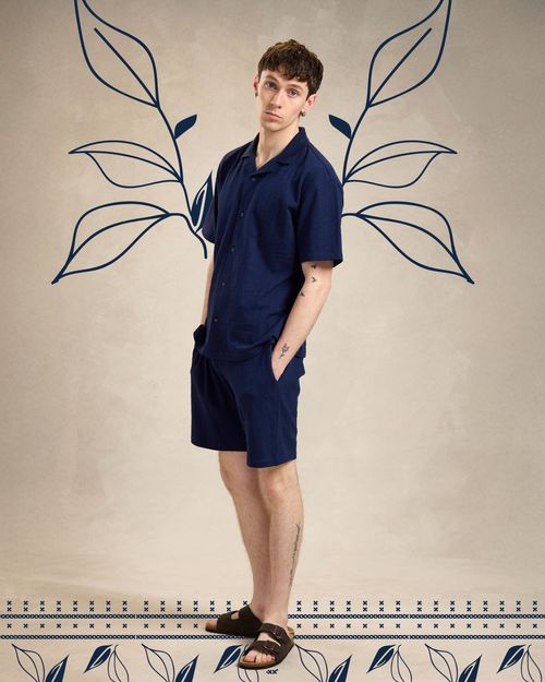 Paul Galvin Textured Shorts