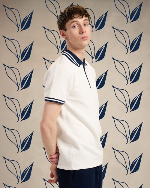 Paul Galvin Textured Polo Shirt