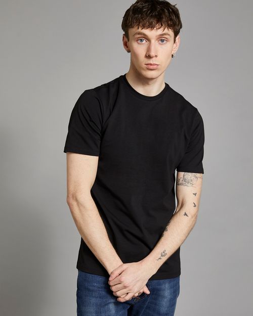 Paul Galvin Black Stretch Fit T-Shirt