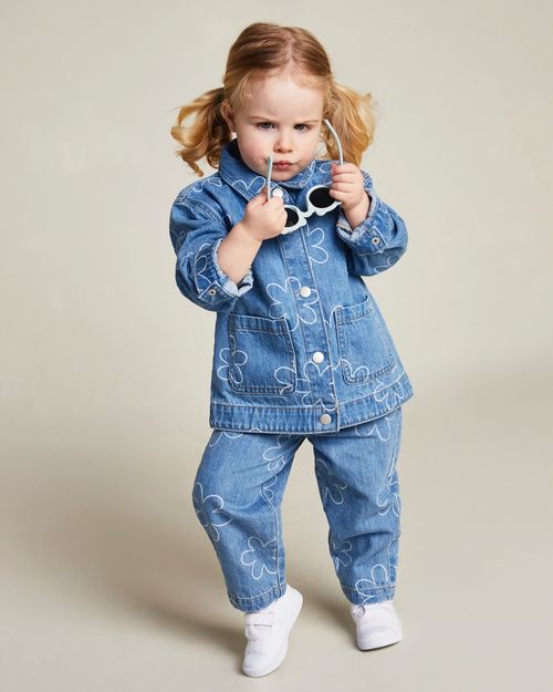Floral Denim Jacket (6 Months-5 Years)