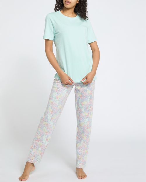 Knit Straight Leg Pyjama Set