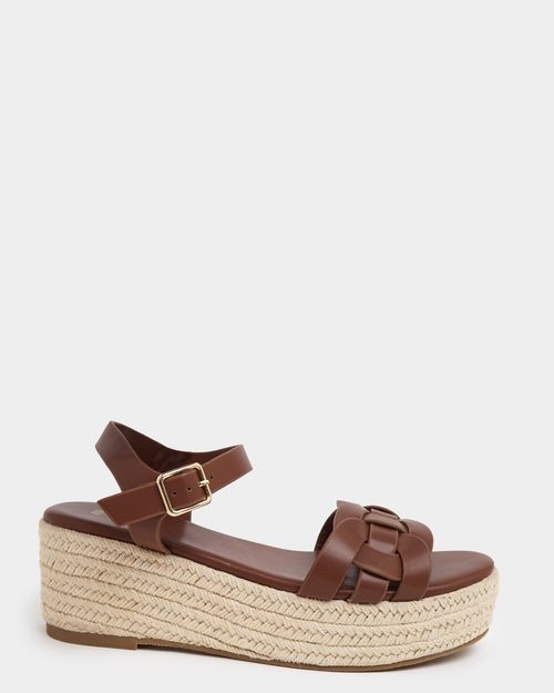 Looped Band Platform Sandals