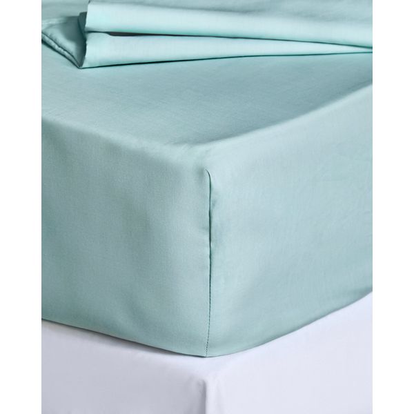 Luxury Percale Fitted Sheet 180 Thread Count - Single