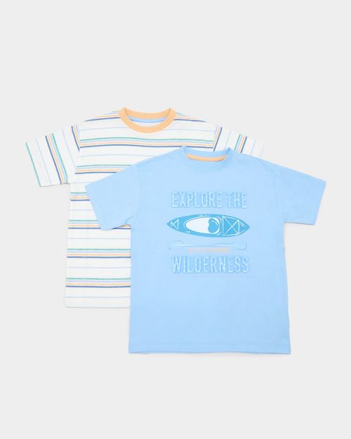 Short Sleeve T-Shirt (2-14 Years) - Pack Of 2