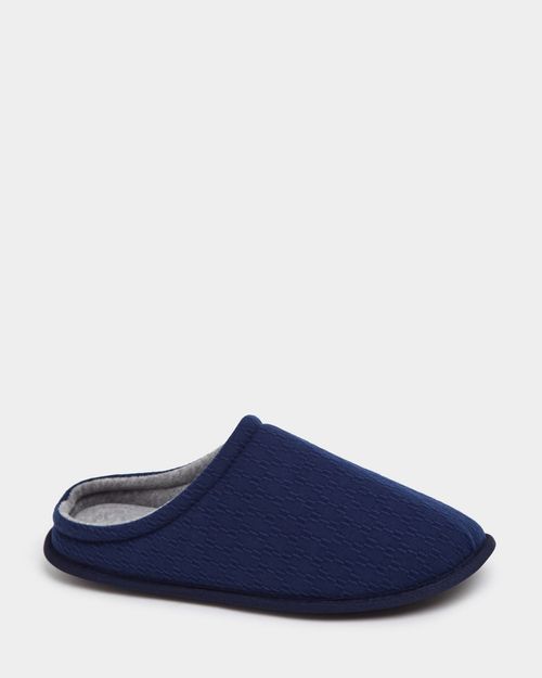 Textured Mule Slipper