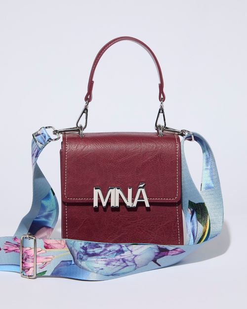 Joanne Hynes The 'Mná' Classic Bag In Oxblood Faux Leather