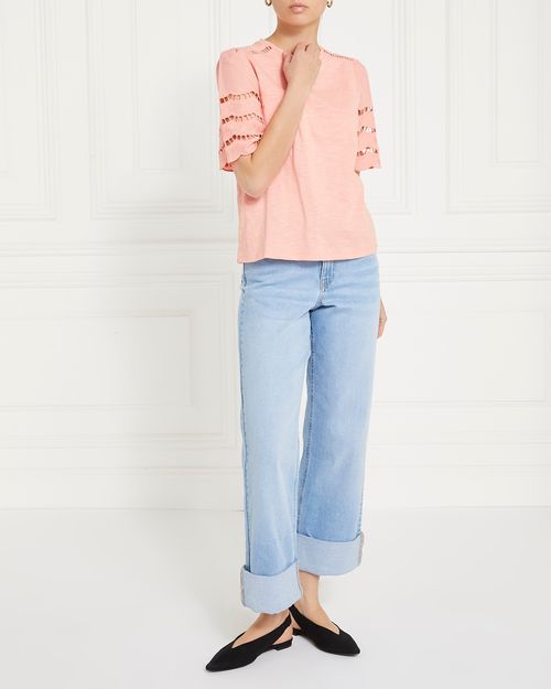 Gallery Cotton Broderie T-Shirt
