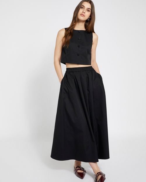 Savida Poplin Mid Maxi Skirt Co-Ord