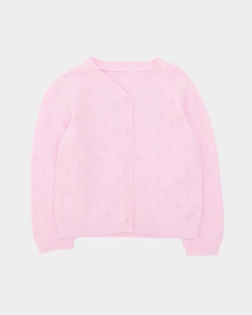 Pointelle Cardigan (6 Months-5 Years)