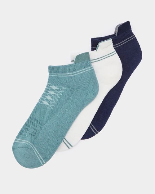 Cushion Heel Guard Socks - Pack Of 3