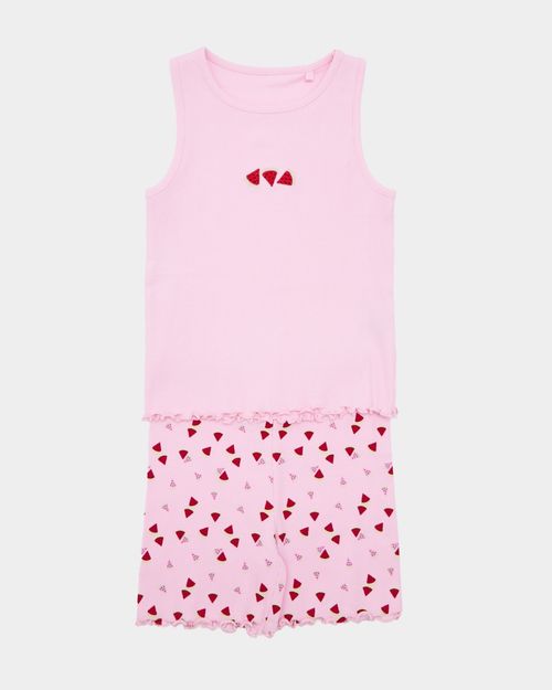 Watermelon Short Pyjama Vest (3-14 Years)