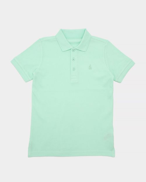Pique Polo Top (4-14 Years)