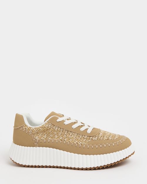 Contrast Stitch Casual Shoes