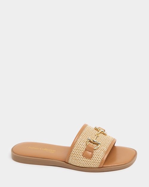 Snaffle Slider Sandals