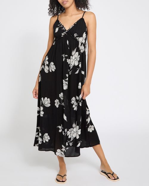 Crinkle Throw On Dress