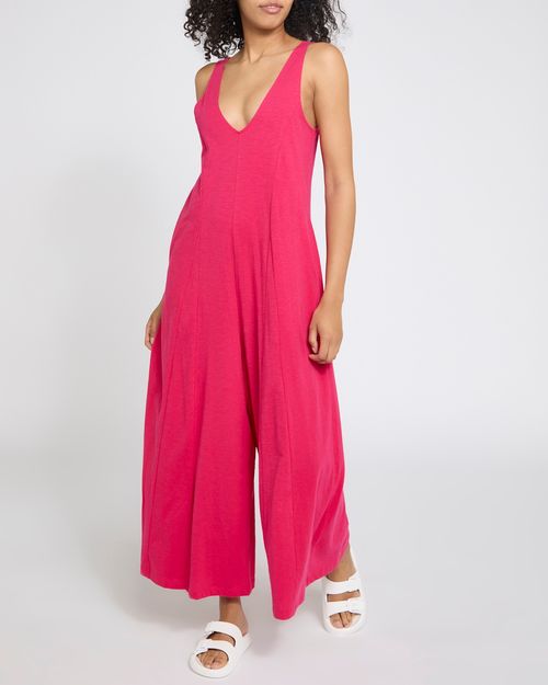 Throw On Longline Jumpsuit