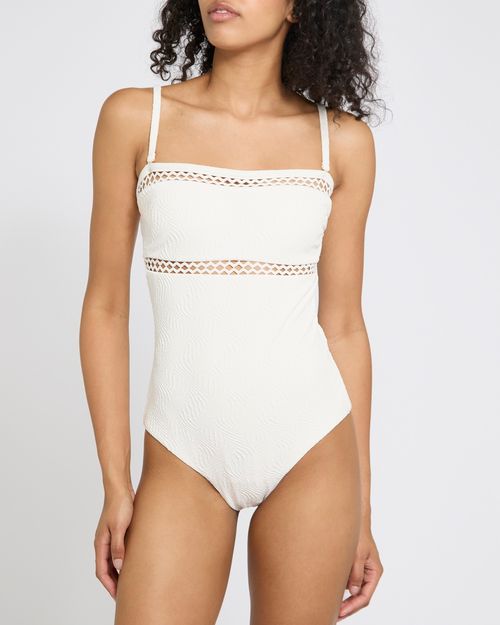 Spot Bandeau Swimsuit