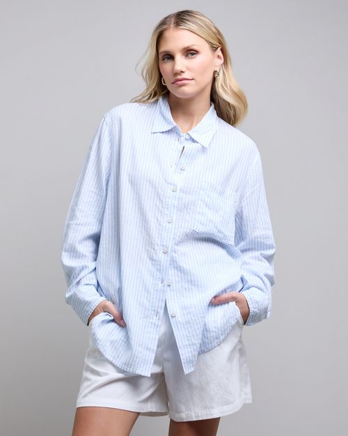 Linen Blend Shorts