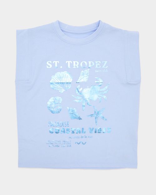 Sleeveless T-Shirt (2-14 Years)