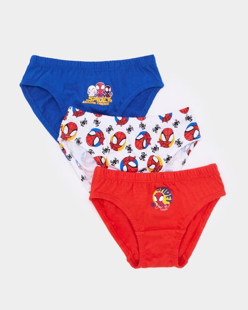 Spidey Briefs - Pack Of 3 (2-6 Years)