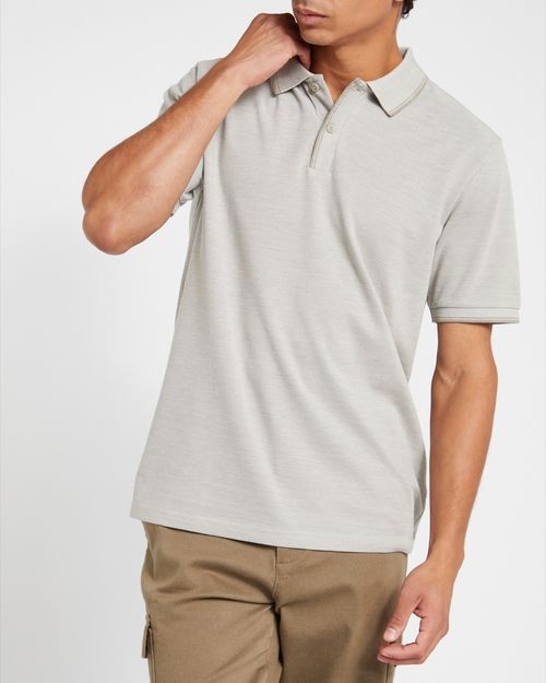 Regular Fit Birdseye Polo