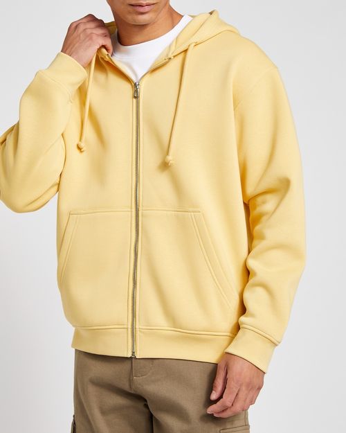 Relaxed Fit Zip-Through Hoodie