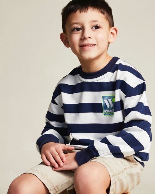 Printed Crew Neck Sweatshirt (2-14 Years)