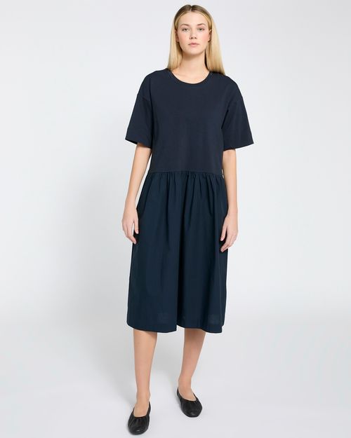 Carolyn Donnelly The Edit Cotton Hem Jersey Dress