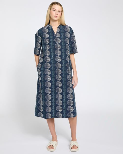 Carolyn Donnelly The Edit Circle Print Cotton Dress