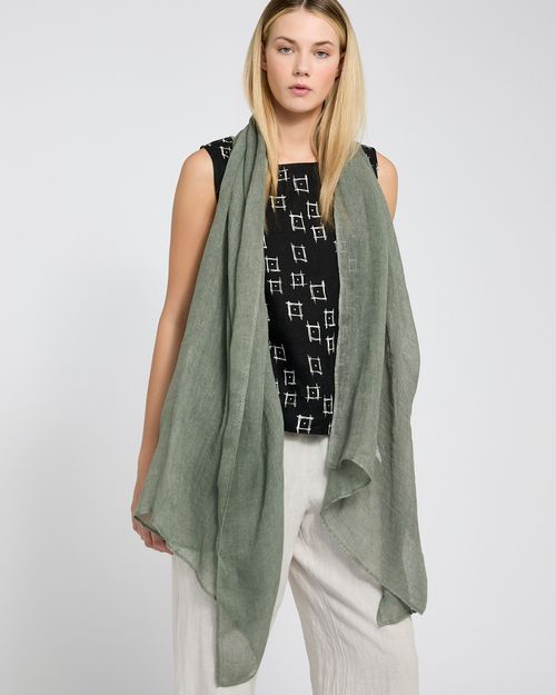 Carolyn Donnelly The Edit Linen Scarf