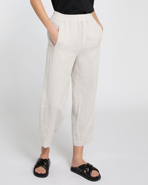 Carolyn Donnelly The Edit Front Seam Linen Trousers