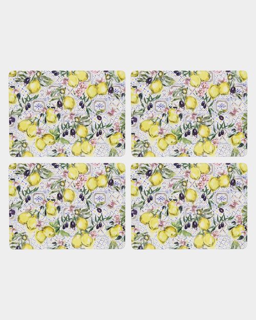 Paul Costelloe Living Lemon Placemats - Set Of 4