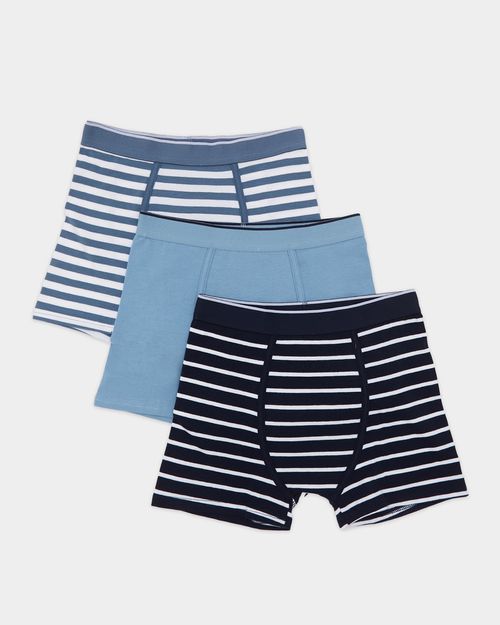 Boys Jersey Trunks - Pack Of 3