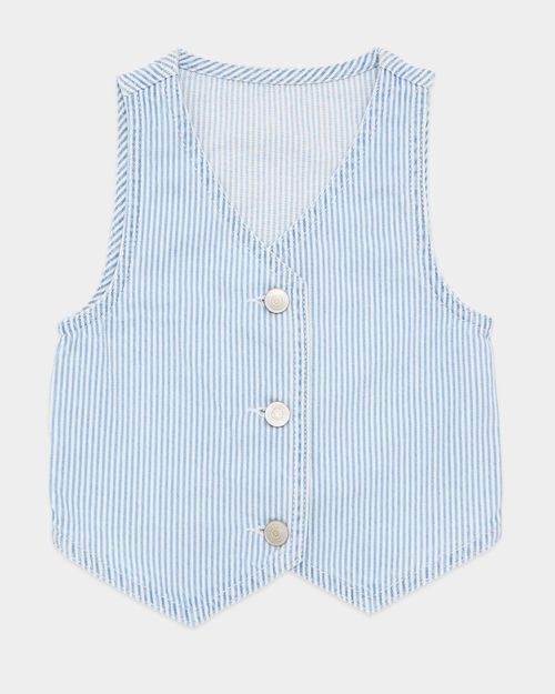 Stripe Waistcoat (4-14 Years)