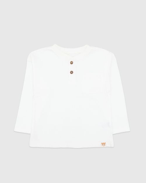 Henley Long Sleeve Top