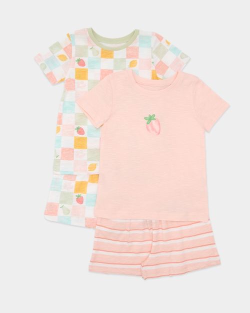 Short Pyjama Set - Pack Of 2 (6 Months-4 Years)