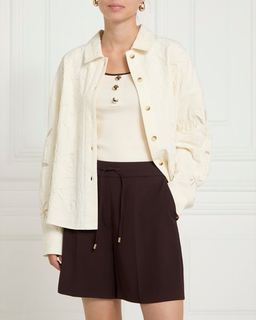 Gallery Frieda Embroidered Shacket