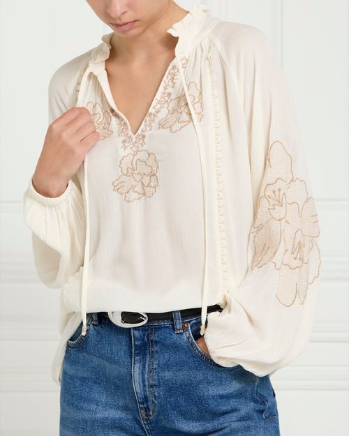 Gallery Frieda Embroidered Blouse