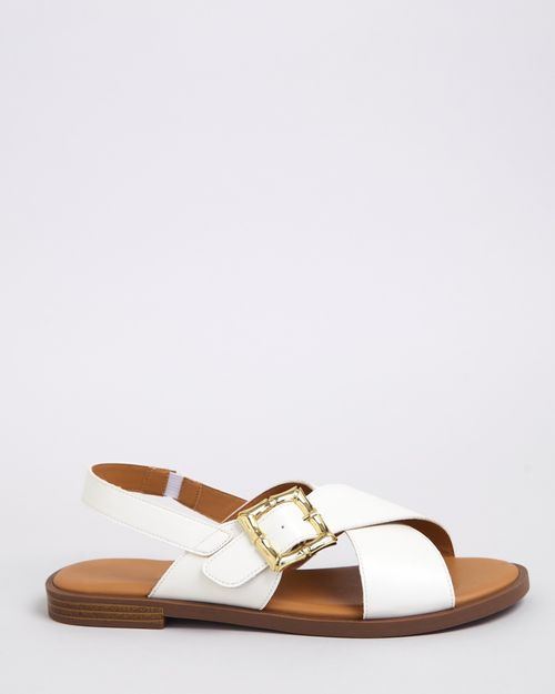 Cross Strap Flat Sandal